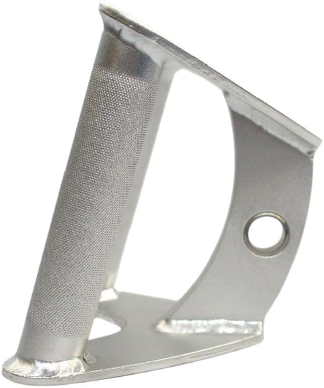 Gronk Fitness Aluminum Seated Row Handle | V-Grip Cable Attachment for Back, Arms & Shoulders | Lightweight Knurled Double Grip, Heavy-Duty Gym Quality