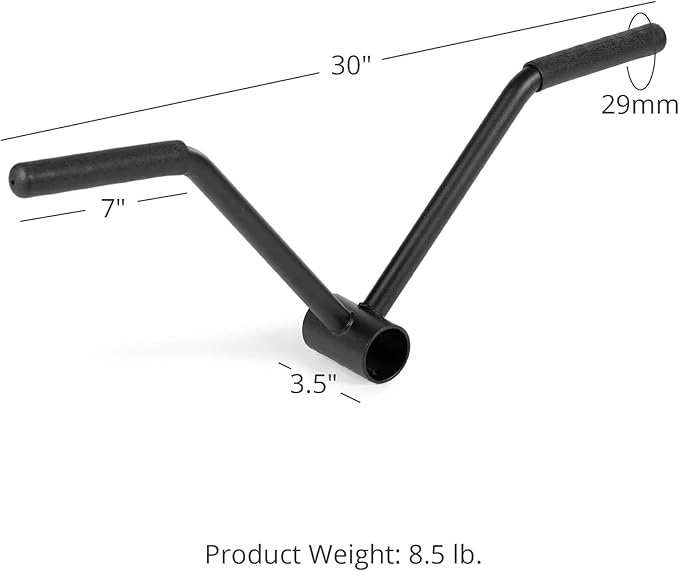 Titan Fitness Straight Landmine Handles with Rubber Grip