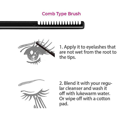 HEROINE MAKE by KISSME Brown Mascara Waterproof by Tubing Fiber for Long & Curl Eye Makeup, Volume and Length by Natural Lash Look + Gentle Mascara Remover Oil Free from Japan, 2 Set