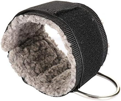 MOOCY Gym Ankle Straps for Cable Machines, Adjustable Ankle Cuffs for Cable Machine, Fleece Lined Ankle Strap for Kickbacks and Glute Workouts, Ankle Cable Straps for Booty Workout