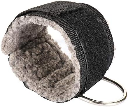 MOOCY Gym Ankle Straps for Cable Machines, Adjustable Ankle Cuffs for Cable Machine, Fleece Lined Ankle Strap for Kickbacks and Glute Workouts, Ankle Cable Straps for Booty Workout