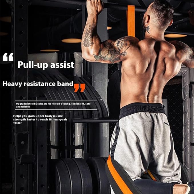 Pull up Assistance Bands Set, Heavy-Duty Pull up Workout Band for Men Women, Adjustable Weight/Size with Fabric Feet/Knee Rest, Home Gym Workout, Strength Training Band, 150/225/300lb