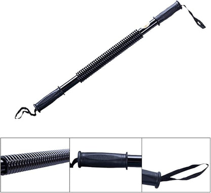 Boshen Power Twister Bar for Arm Upper Body Strength Training Workout Heavy Duty Arm Builder 44lbs/66lbs/88lbs/110Ibs for Choice