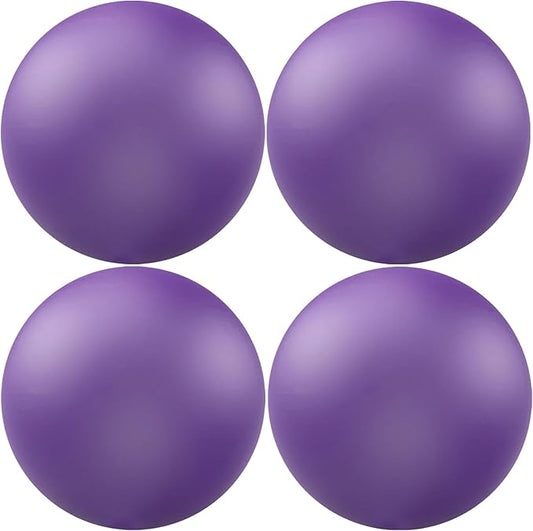 Soft Pilates Ball 9 Inch, Ideal Small Exercise Ball Between Knee Squeeze for Physical Therapy Yoga Core Medicine Abs Pt Bouncy, Mini Rubber Fitball Barre Workout Equipment for Women Men Kid Toddler