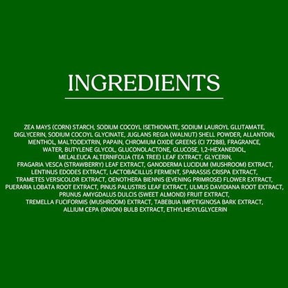 Papa Recipe Tea Tree Control Enzyme Powder Cleanser - Soft Exfoliating Facial Wash for Sensitive Skin (50g, 1.72oz) - Korean Skincare for Soothing, Balancing skin's moisture and oil level