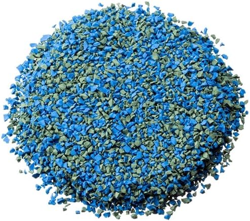 Poured-in-Place Surfacing Repair Kit Fix Rubber Playground (Blue/Green, Standard)
