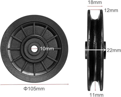 Replacement Part 105mm Fitness Gym Bearing Pulley Wheel Cable Pulley Wheel Durable