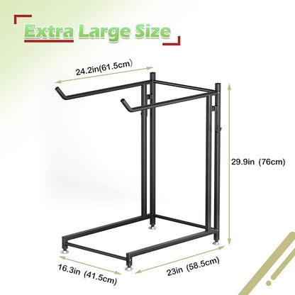 Exercise Ball Holder - Medicine Ball Rack for 85cm Yoga Ball Yoga Mat Storage, Garage Stability Ball Organizer Stand for Home Gym