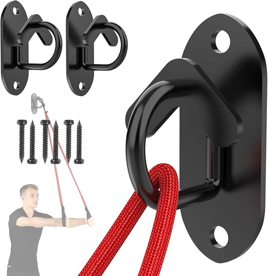 Resistance Band Wall Anchors System, Wall Mount Workout Anchors for Exercise Bands