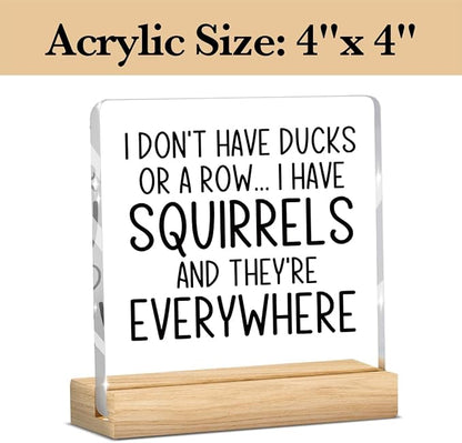 Funny Office Quote Decor, Funny Desk Signs, Office Gifts for Coworkers, Desk Decorations for Women, Cute Humor Offices Acrylic Desks Decor With Wooden