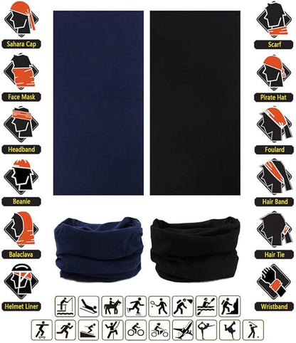Headband Neck Gaiter Head Wrap Headwear Face Mask Magic Scarf Bandana for Men and Women