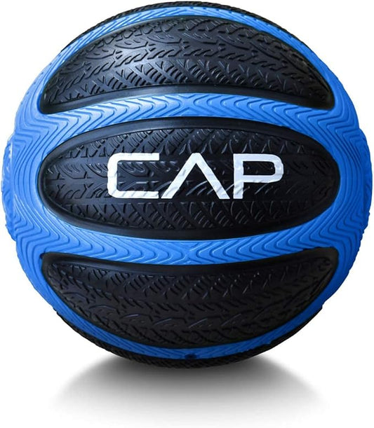 WF Athletic Supply Medicine & Exercise Ball - Durable Rubber & Consistent Weight Distribution; Comfort Textured Grip for Strength, Balance & Core Training, Multiple Choices Available