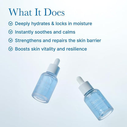 Deep Hydration Serum - Cica PDRN + Hyaluronic Acid + Ceramide, Panthenol, Smooths fine line for plump glass skin, Korean Skincare 30ml 1.01 fl.oz