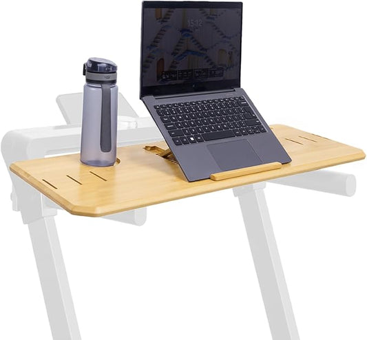 Wooden Treadmill Desk Attachment, Laptop Holder Stand for Treadmill Workstation，A Laptop Stand with Adjustable Height，Available in Multiple scenarios