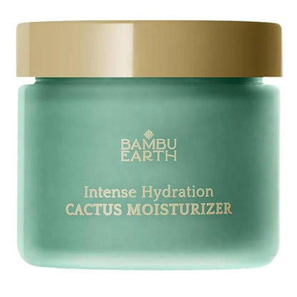 BAMBU EARTH Intense Hydration Cactus Face Moisturizer - Deeply Hydrate with Pressed Serum Formula - Skincare to Soften Texture, Balanced Complexion for Healthy-Looking Glow - 1.6 oz net wt.