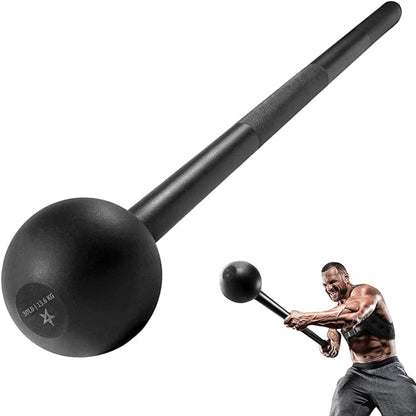 Yes4All Steel Mace Bell for Strength Training - Support Full Body, Muscles, Shoulder, Grips & Forearms Workouts to Rehabilitation, Stretching 5, 7, 10, 15, 20, 25, 30lb For Woman & Man