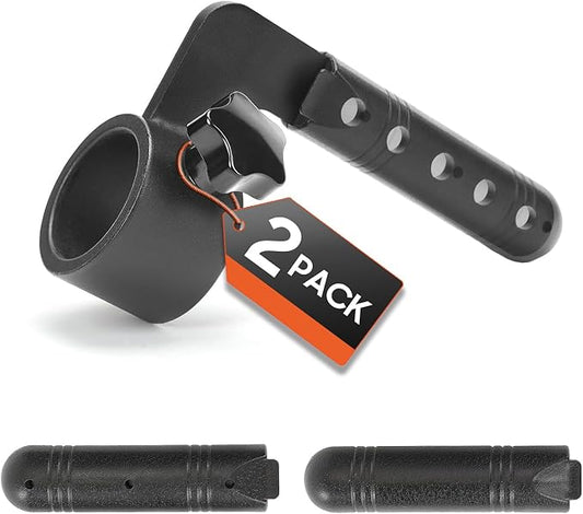 Belt Squat Collar, 2 Pack Belt Squat Attachment Fit 2" Olympic Bars, Landmine Attachment for Barbell, Deadlifts Squats Pull Ups T Bar Row Attachment