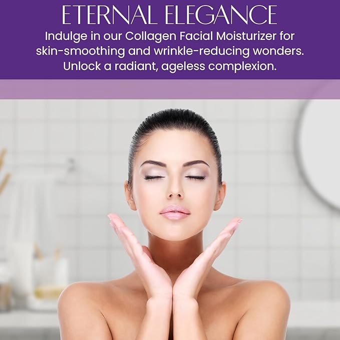 Collagen Daily Face Moisturizer - Anti-Aging, Skin Firming, Hydrating - Dermatologist Tested, Clean Beauty, Cruelty-Free Korean Skin Care for All Skin Types - 1.69 fl. oz (2 Pack)