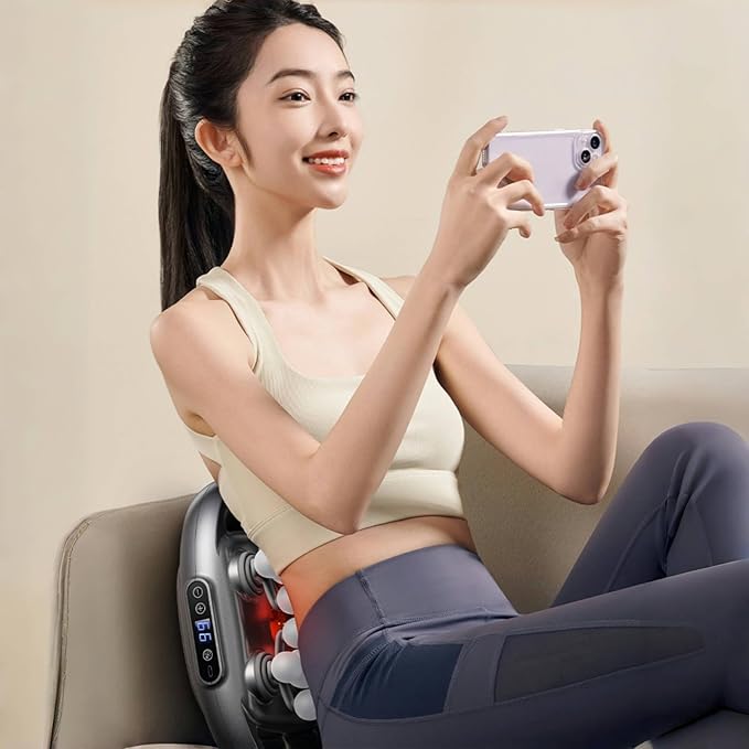Morglea Deep Tissue Massager, 2025 Upgraded 22 Head Massage Gun, 99 Intensity Levels with 9 Modes, Quiet Muscle Relief Massager for Legs, Waist, Buttocks Muscles