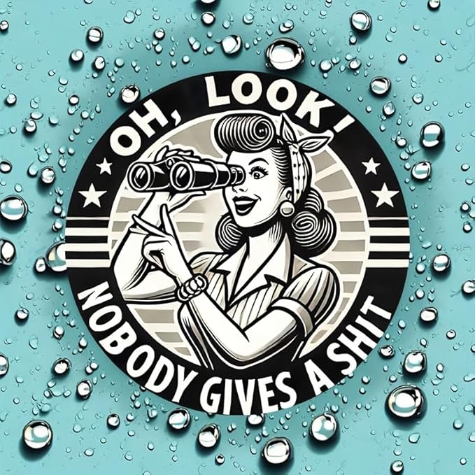 1pc Humorous Quote Round Iron Sign, 8x8 Inch "Nobody Gives a Shit" Wall Art, Decorative Metal Plaque for Home, Garage, Street, Backyard, Club, Bar, Cafe - Gift Idea