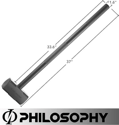 Philosophy Gym Fitness Hammer, 25 LB - Steel Hammer for Strength Training