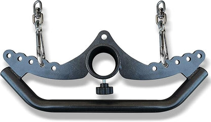 KORIKAHM Adjustable Lat Pull down Bar, Cable Machine Attachments for Gym, Home Gym Fitness T-bar Row Pulldown Attachments, Lat Pull Down Machine Wide Grip Neutral Grip Handle