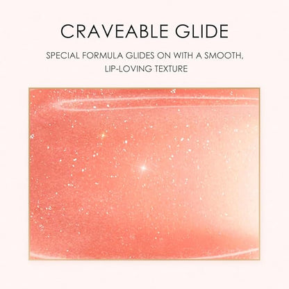 CATKIN Tinted Lip Balm Glitter Lip Stain Ultra Hydrating Lip Moistrurizer Lip Care with Vitamin E Nourishing For Cracked & Dry Lips 0.12 oz C11 Fairy - Coral Pink