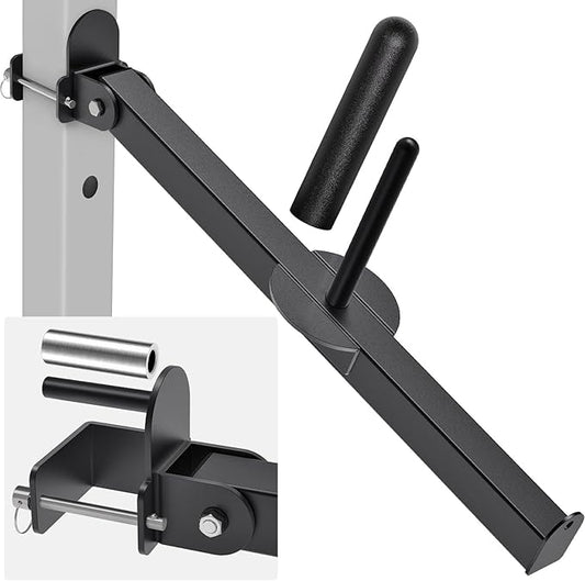 Belt Squat Attachment for 2" x 2" or 3" x 3" Power Rack with 5/8" or 1" Holes, Landmine Belt Squat Machine, Compatible with 1" & 2" Weight Plates, Home Gym Squat Rack Accessories
