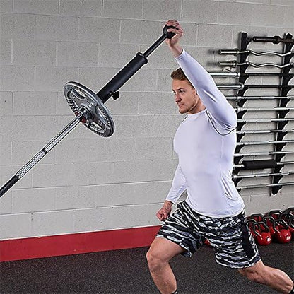 Body-Solid Tools Landmine Club Grip, Barbell Weight Landmine Attachment for Home Gym, 500lb Weight Capacity