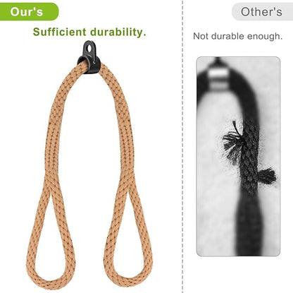 Kipika Tricep Rope 40 Inch - Heavy-Duty Nylon Gym Pull Down Rope for Cable Machine - Cable Machine Accessories for Home Gym - Cable Machine Attachments Pulley System