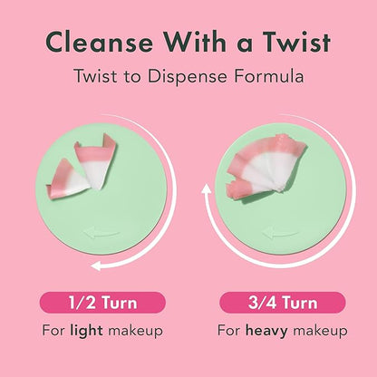 Rael Miracle Clear Cleansing Balm – Makeup Remover, Twist-Up Face Cleanser, Double Cleanse, Non-Comedogenic, with Rice Bran & Jojoba Oils, Vegan, Korean Skin Care, All Skin Types (1.69 fl oz)