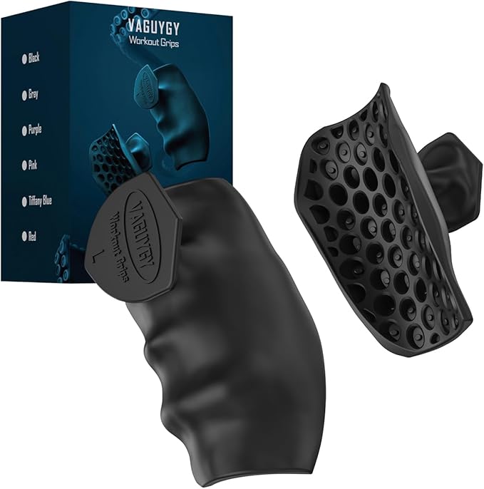 Workout Grips,Rubber Fingerless Gym Gloves, Pull Up Grips for Men Women Crosstraining Palm Grips Hand Protection，Suitable for Gym & Home Workouts, Improves Grip Strength