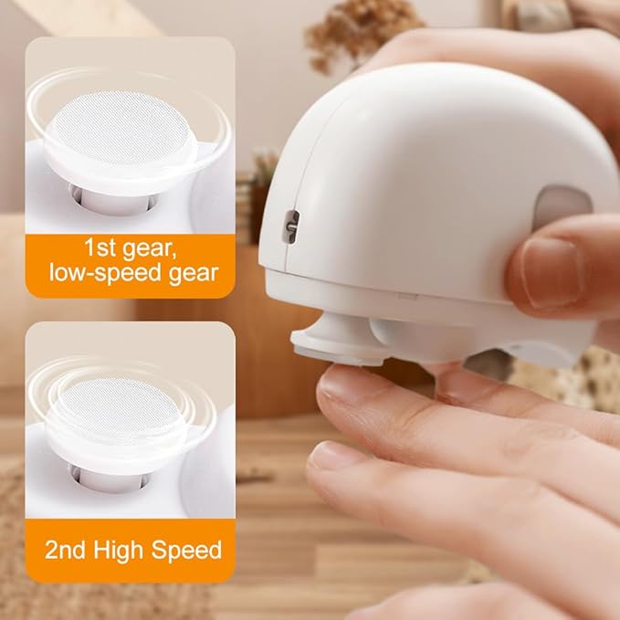 3 in 1 Automatic Electric Nail Clipper with Polishing, Safe and Convenient Nail Trimmer, Two-Speed Adjustment Electric Toe Nail Clippers Nail Cutter with Light for Kids Adults (White)