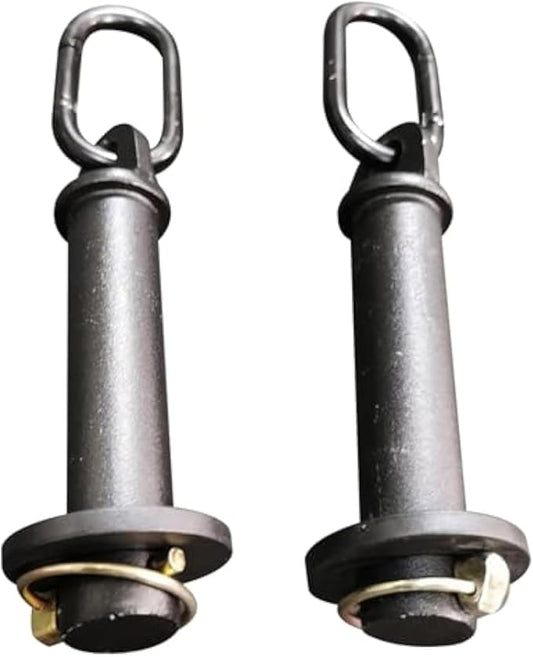 RSBFER Power Cage Squat Rack Accessories, Fits on 3" X 3" Tube Squat Rack with 1" Hole, Home Gym Fitness Equipment for Strength Training & Resistance Bands