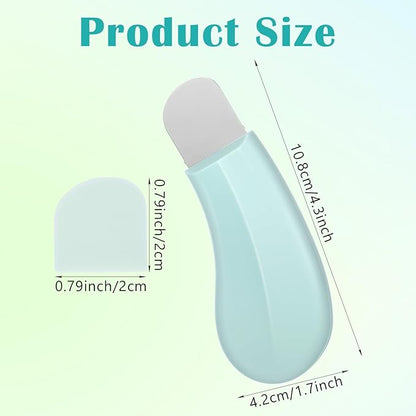2PCS Blackhead Remover Tools, Mild and Safe Face Scraper Deep Cleaning Silicone Nose Blackhead Remover Skin Spatula Skin Care Tool for Men and Women
