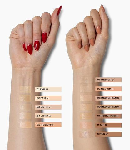 MAKE Beauty Skin Mimetic Concealer Buildable Medium Coverage Hydrating Concealer for Dark Circles Spot Concealing Brightening Crease-Free, Including Mature Skin. Radiant Finish. 05 Medium Warm