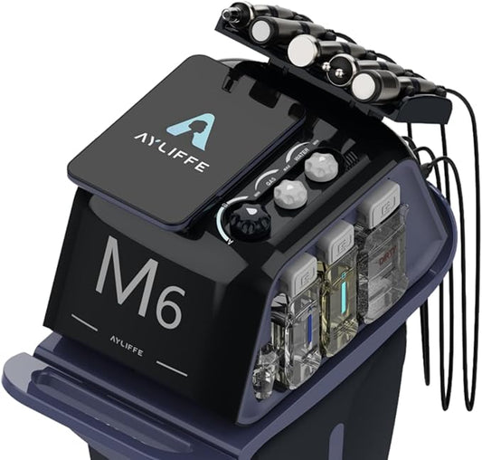 M6 Professional Skin Care Device, 6-in-1 Salon Beauty Machine for Cleansing, Repairing, Lifting, Brightening, Moisturizing, Acne Care