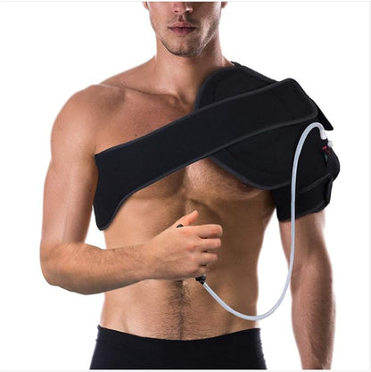 NatraCure Advanced Hot or Cold Therapy Shoulder Ice Pack Wrap, for Shoulder Pain Relief - (Heating Pad for Rotator Cuff Injuries, Surgery, Gym Injuries, Baseball, Pitching) - 16032