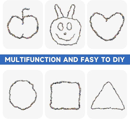 550pcs Ferrite Putty Fidget Toys for Adults - Stress Relief Desk Gadgets with Magnetic Beads, Professional Sensory Toys for Office Anxiety & Focus, Gifts for Men Women