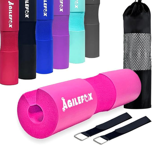 AGILEFOXX Barbell Pad - Squat Pad-Hip Thrust Foam Pad, Comfort & Safety for Strength Training