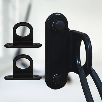 Resistance Band Wall Anchor(3 PCS Black),Heavy Duty Resistance Bands Wall Mount,Adjustable Resistance Band Hooks,Wall Anchor for Resistance Bands for Home Gym Workouts