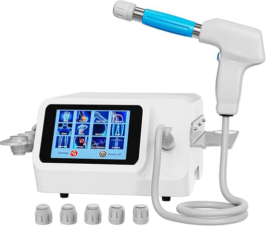 Shock Wave Therapy Machine for Joint Muscle Pain Relief Muscle and Bone Tissue 10 bar Pneumatic Therapy Machine Non-Invasive No Side Effects