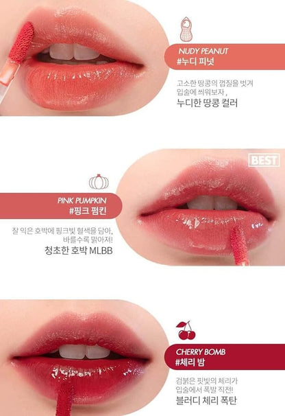 Juicy Lasting Tint 10 NUDY PEANUT - Long-lasting, MLBB, Clear & Natural Makeup, K-beauty Lips, 5.5g | 0.2 oz