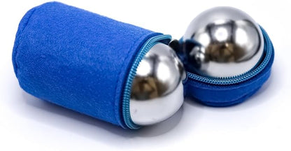 1.5-inch Stainless Steel Chiming Baoding Balls – Hand Exercise & Meditation Tools for Stress Relief, Office or Home Use (1.5inch)