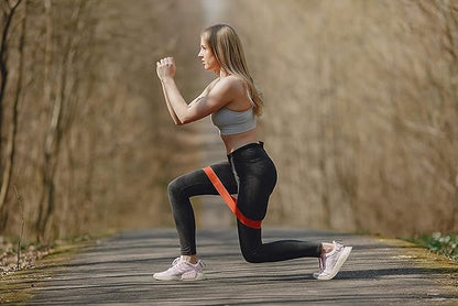 BodyForge Resistance Bands for Working Out for Women Men for Exercise Bands Resistance Bands for Legs Bands for Working Out Hip Thigh Glute Bands with Instruction Guide and Carry Bag, Set of 5