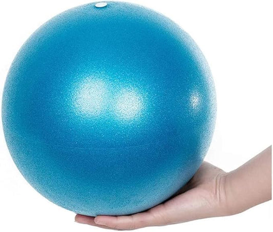 Small Exercise Ball Anti-Burst Non-Slip Stability 9 Inch with Inflatable Straw Mini Pilates Balls Ideal for Yoga Exercise Pilates Physical Therapy Stretching Core Fitness