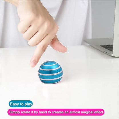Desk-Fidget-Toys for Kinetic-Toy: Cool-Gadgets Cool-Stuff for Kid Children Teen Adult, Spinning 180 Seconds, Stress Relief Toy for Optical-Illusion Gift for Office School Home Women Men Christmas