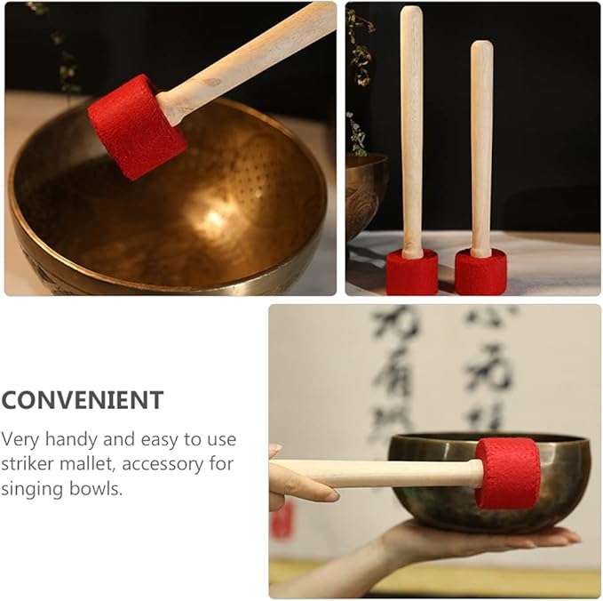 Bowl Hammer Bowl Striker Singing Bowl Mallet Striker Wrapped Mallet Gong Mallet Striker Mallet