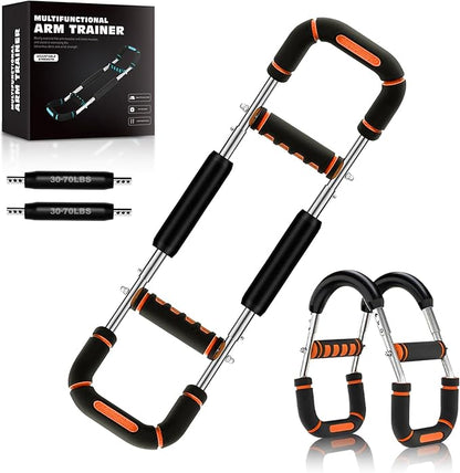 2025 Pro Twister Arm Trainer, Adjustable Power Twister Bar, Chest Shoulder Arm Workout Equipment, Portable Detachable Upper Body Fitness Machine for Home & Gym