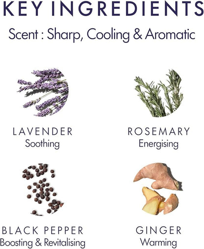 Aromatherapy Associates De-Stress Muscle Bath and Shower Oil, Natural Body Oil for Deep Relaxation and Comfort, Hydrating Body Made with 3 Essential Oils (1.86 oz)